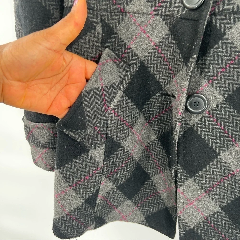 Aeropostale grey coat jacket size SP